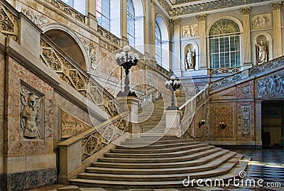 Naples-Royal palace Editorial Stock Photo