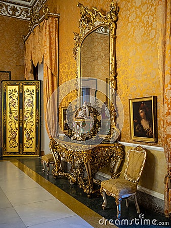 Naples Royal Palace Editorial Stock Photo