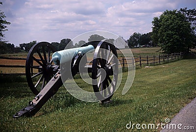 Napoleon artillery battery Stock Photo