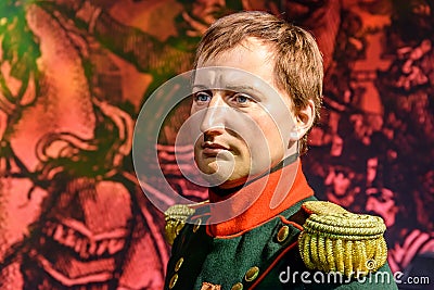 Napoleon Bonaparte Figurine At Madame Tussauds Wax Museum Editorial Stock Photo