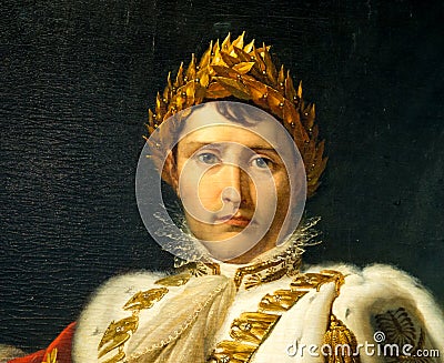 Napoleon Bonaparte - Portrait by Francois Gerard Editorial Stock Photo