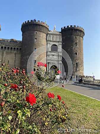 Napoli castle Editorial Stock Photo