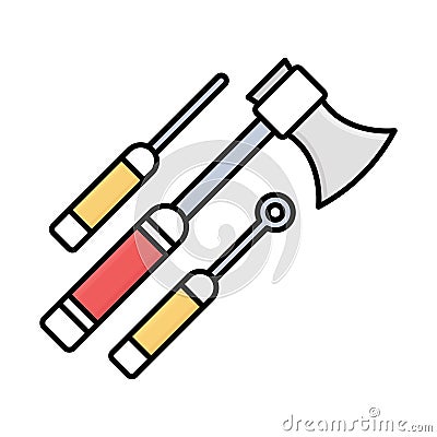 Apparatus fill inside vector icon which can easily modify or edit Vector Illustration