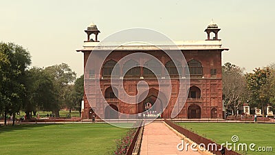 Naqqar Khana Czerwony fort Delhi India Naqqar Khana wyjątkowo kształtny bębenu budynek przy Czerwonym fortem, Delhi, India, 4k zbiory Naqqar Khana Czerwony fort Delhi India Naqqar Khana wyjątkowo kształtny bębenu budynek przy Czerwonym fortem, Delhi, India, 4k zbiory