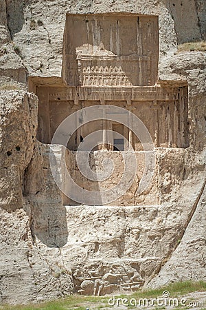 Naqsh-e Rustam ancient necropolis, Pars Province, Iran Stock Photo