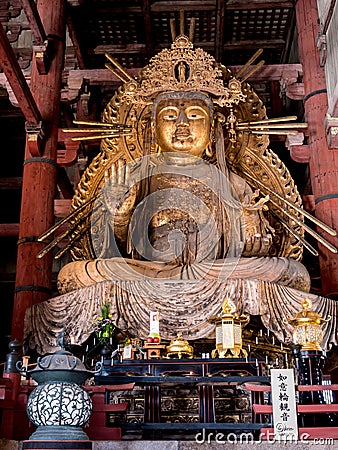 The great Buddha of Nara Editorial Stock Photo