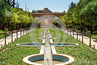 Narenjestan Ghavam or Qavam garden, shiraz, iran Editorial Stock Photo