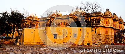 Nargarh fort and museum in jaipur Stock Photo