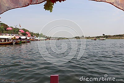 Narmada River in Jabalpur Editorial Stock Photo