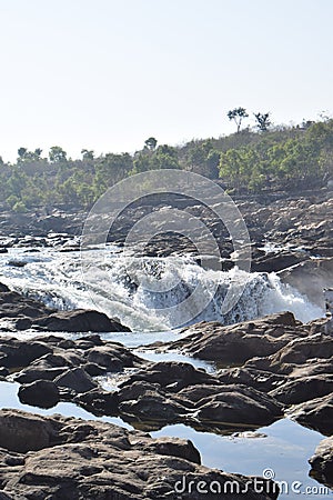 Narmada river Stock Photo