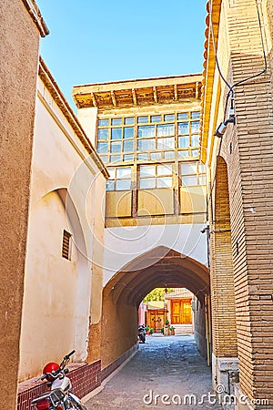 The backstreet in New Julfa, Isfahan, Iran Stock Photo