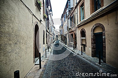 Narrow street Stock Photo