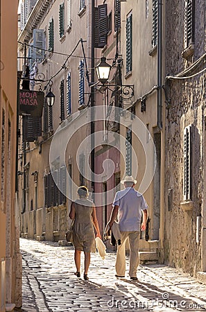 Narrow Street Editorial Stock Photo