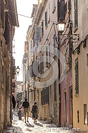 Narrow Street Editorial Stock Photo