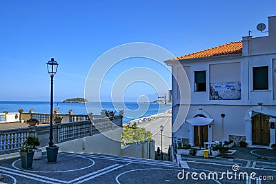 The seaside town of Diamante, Italy. Editorial Stock Photo