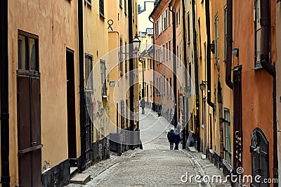 Narrow streets Stock Photo