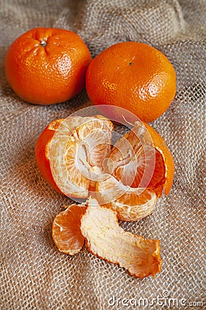 Naartjie or tangerine fruit Stock Photo