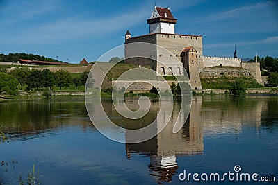 Narva Herman Castle Stock Photo
