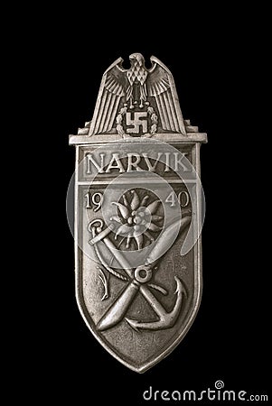 Narvik Shield award Stock Photo
