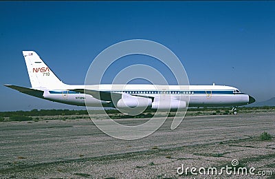 NASA CONVAIR CV-990 n710na cn 30-10-29 . Editorial Stock Photo