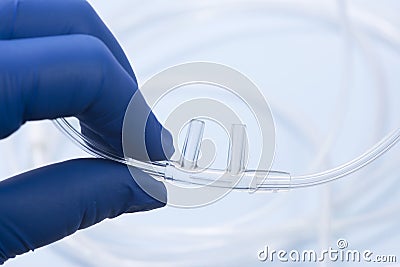 Nasal Cannula Stock Photo