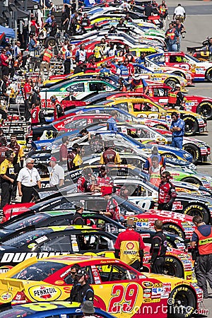 NASCAR: Aug 20 Irwin Tools Night Race Editorial Stock Photo