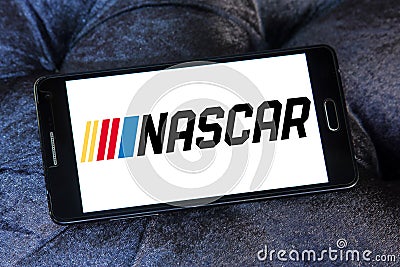 NASCAR Auto racing logo Editorial Stock Photo