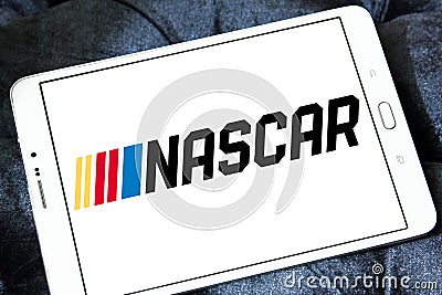 NASCAR Auto racing logo Editorial Stock Photo