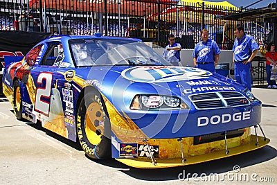 NASCAR - Coca Cola 600 winning car - Kurt Busch #2 Editorial Stock Photo