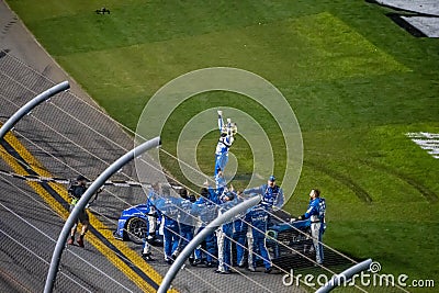 NASCAR Cup Series: February 19 Daytona 500 Ricky Stenhouse, Jr Wins Daytona 500 Editorial Stock Photo