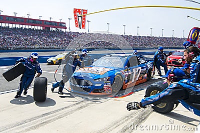 NASCAR: Mar 22 Auto Club 400 Editorial Stock Photo