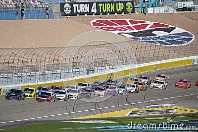 NASCAR: March 02 Boyd Gaming 300 Editorial Stock Photo