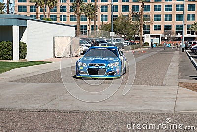 NASCAR`s Jimmie Johnson Day in Arizona Editorial Stock Photo