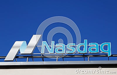 Nasdaq Editorial Stock Photo