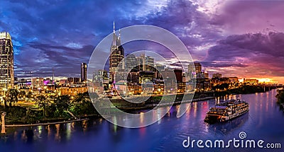 Nashville Skyline Stock Photo