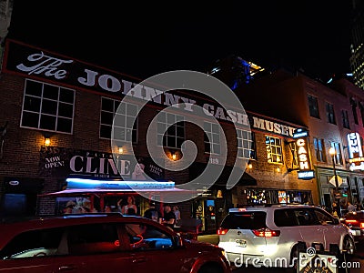 Nashville, Tennessee / United States - May 17, 2019: Johnny Cash Museum Editorial Stock Photo