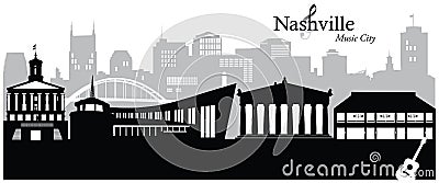 Nashville Vector Illustration