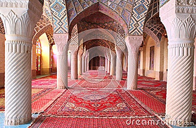 Nasir al-Mulk mosque, Shiraz, Iran Stock Photo