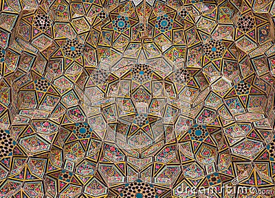 Nasir al-Mulk Mosque Stock Photo