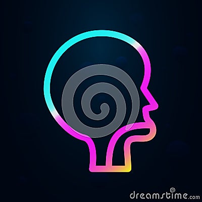 Nasopharynx nolan icon. Simple thin line, outline vector of health icons for ui and ux, website or mobile application Stock Photo