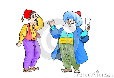 Nasreddin Hodja, turk Masalli Stock Photo