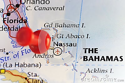 Nassau capital of Bahamas Stock Photo