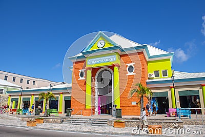 Nassau Straw Market, Nassau, Bahamas Editorial Stock Photo