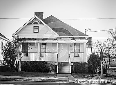 Nat King Cole`s Childhood Home Editorial Stock Photo