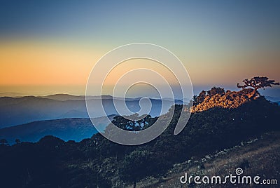 Nat Ma Taung Mt. Victoria Chin State Stock Photo