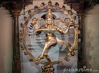 Nataraj image of hindu god Shiva Stock Photo