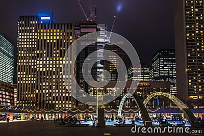 Nathan Phillips Square Editorial Stock Photo