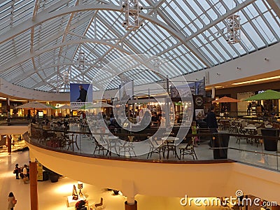 Natick Mall in Natick, Massachusetts Editorial Stock Photo