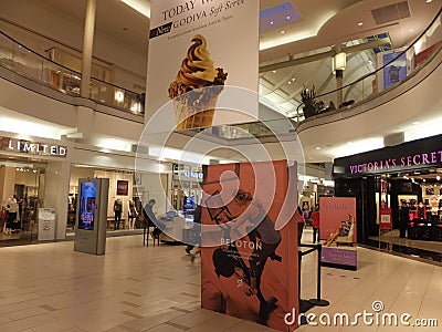 Natick Mall in Natick, Massachusetts Editorial Stock Photo