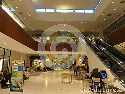 Natick Mall in Natick, Massachusetts Editorial Stock Photo